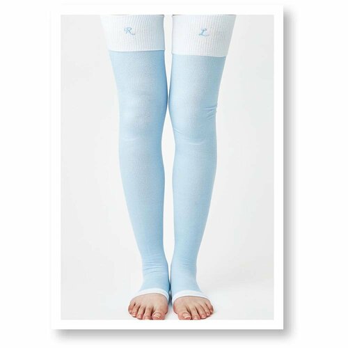 おすすめアイテム：岡本 「靴下サプリ  ひんやり寝ながら ロング  うずまいて血行を促すソックス」 イメージ2