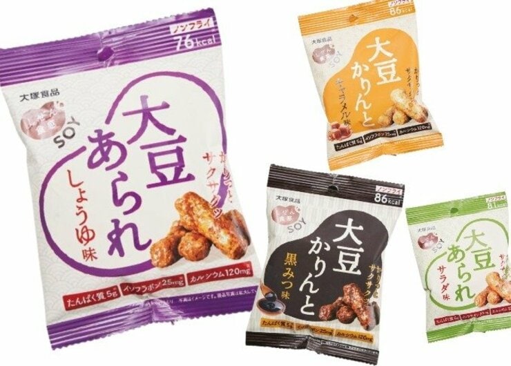 【低GI間食】タンパク質&イソフラボン！“大豆あられ”のおすすめは？｜「LDK」が紹介