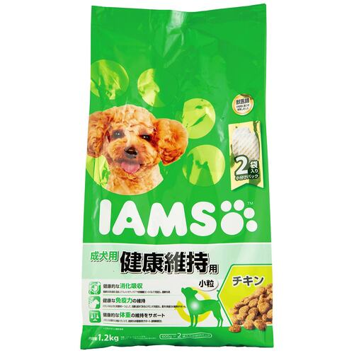 ドッグフードおすすめ マースジャパン アイムス 成犬用 健康維持用 チキン 小粒 イメージ