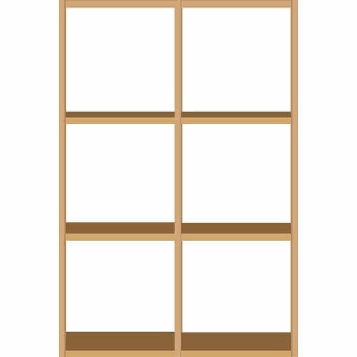 17位: 無印良品「スタッキングシェルフセット3段×2列・オーク材」 収納ボックスおすすめ イメージ
