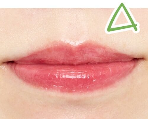 キュート×幼顔：△ 青みピンクリップおすすめ イメージ