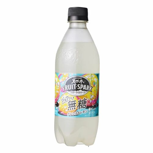 レモンフレーバー炭酸水おすすめ サントリー サントリー天然水FRUIT-SPARKグレフル＆レモン イメージ