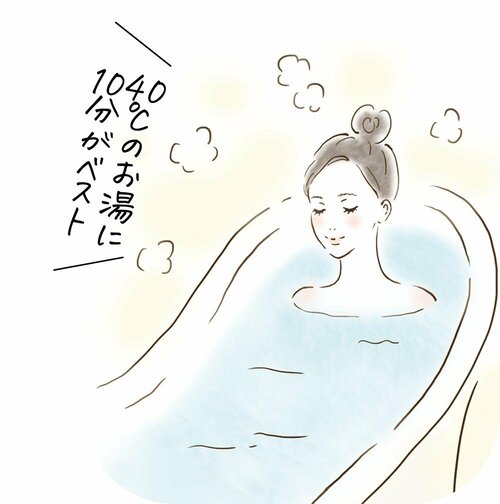 眠りやすくなる入浴のポイント レディースパジャマおすすめ イメージ