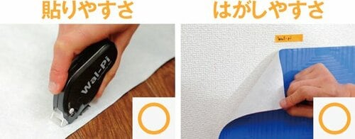 C評価: 作業はラクだけど 壁紙に対しては小さすぎます イメージ