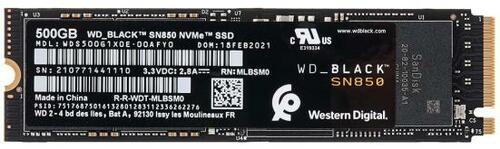 M.2 SSDおすすめ ウエスタンデジタル WD_Black SN850 WDS500G1X0E-00AFY0 イメージ1