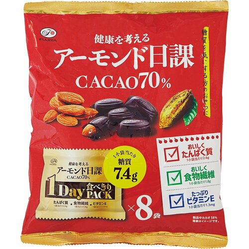 不二家 アーモンド日課 CACAO70%の製品画像