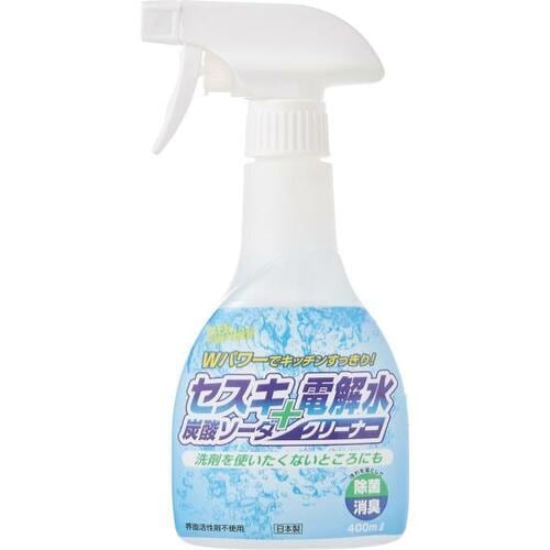 C評価: 油汚れで唯一効果なしのリアルメイト「セスキ炭酸ソーダ+電解水クリーナー」 アルカリ電解水おすすめ イメージ