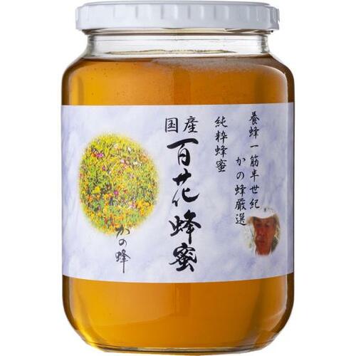 14位: 【国産はちみつのおすすめ14位】かの蜂「純粋蜂蜜 国産百花蜂蜜」 イメージ