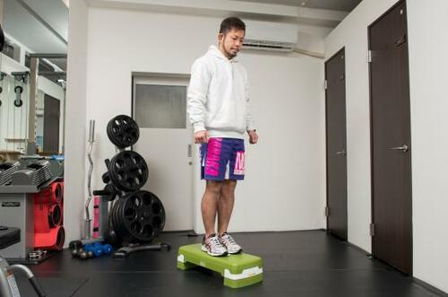ステップ台を使った応用エクササイズ