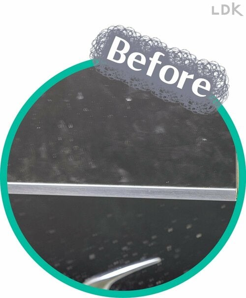 鏡汚れのBefore LDKベストバイ水垢クロスおすすめ イメージ