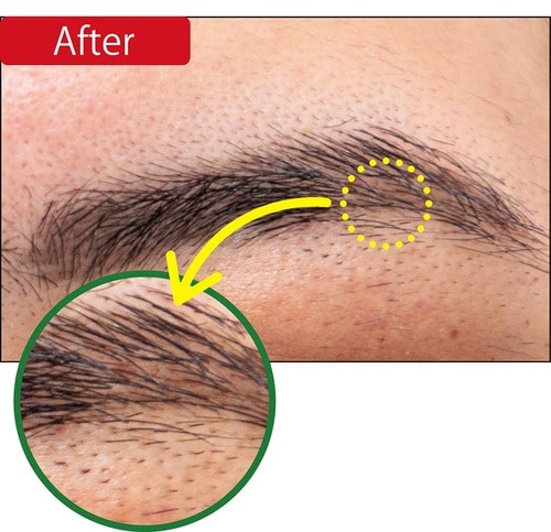 【仕上がり】1本1本線を描きスキマを埋められる メンズアイブロウおすすめ イメージ2