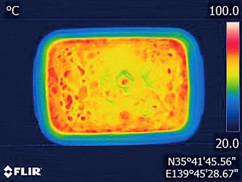 【温めムラ】中心付近がやや温まりにくい 単機能電子レンジおすすめ イメージ