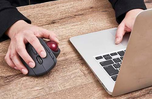 マウスは疲れる…ならばトラックボールがあります イメージ