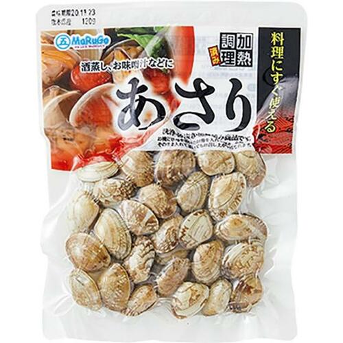 砂が少し残っている！西友「マルゴ水産 レトルトあさり」 冷凍あさりおすすめ イメージ