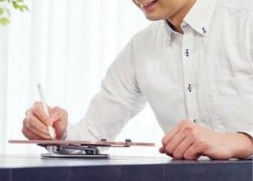 ガタガタせず、ペン作業も思い通り イメージ