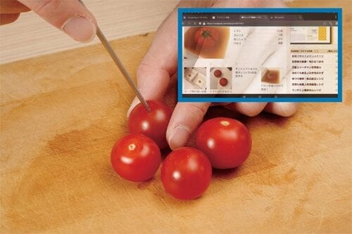 レシピがいつも手元にあるからサクサクお料理できます イメージ