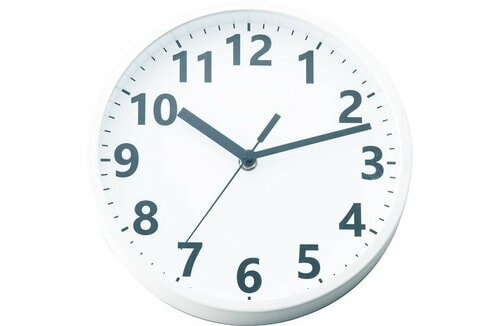 ニトリ :掛け時計 クレア（WH）