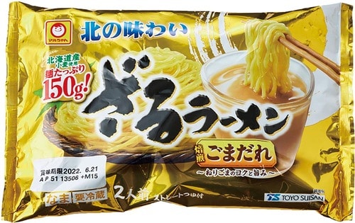 東洋水産「北の味わい ざるラーメン 焙煎ごまだれ」