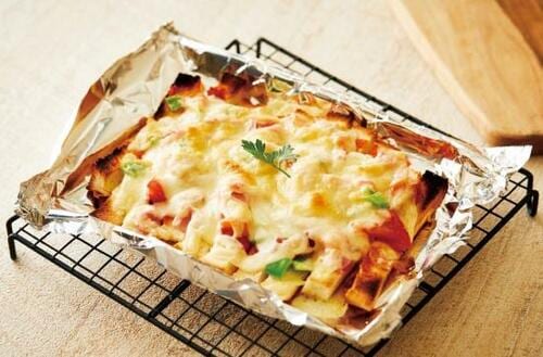 パーティーでもウケそう！「パンの耳ピザ」 イメージ