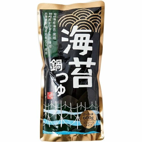海苔の風味が新しい ! 「有明海産海苔使用 海苔鍋つゆ」 イメージ