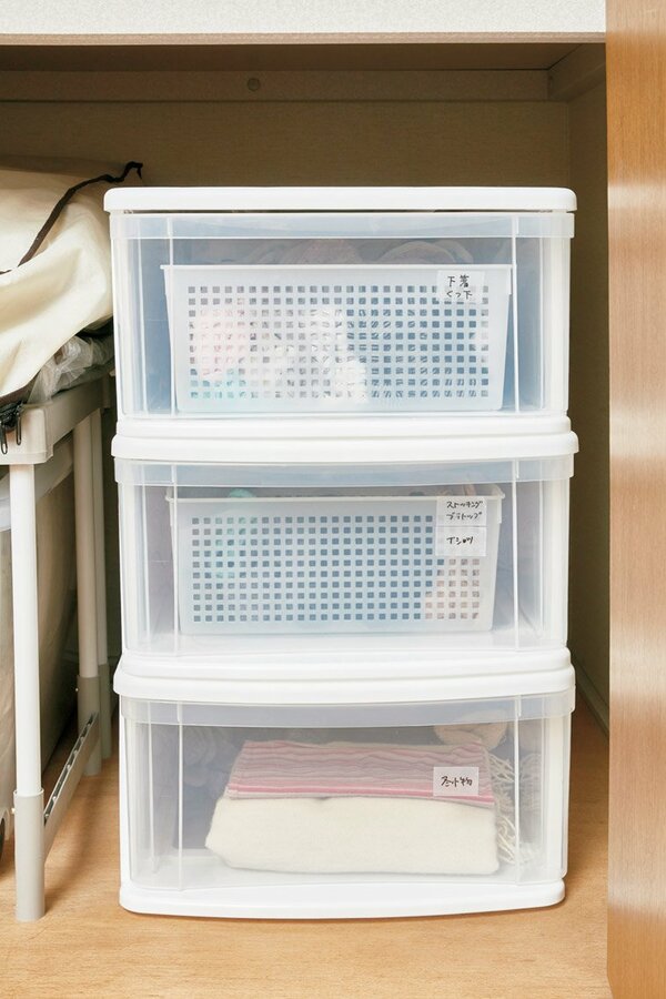 「浅型」ケースで入る量を制限するのがポイント!