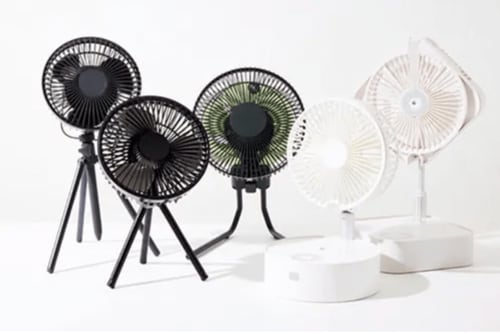 充電式:持ち運びに便利。ランニングコストのコスパが良い 卓上扇風機おすすめ イメージ