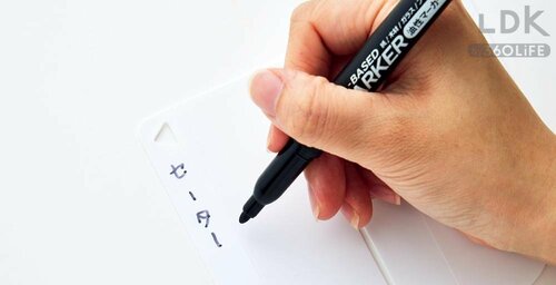 手書きでラベリング クローゼット収納おすすめ イメージ