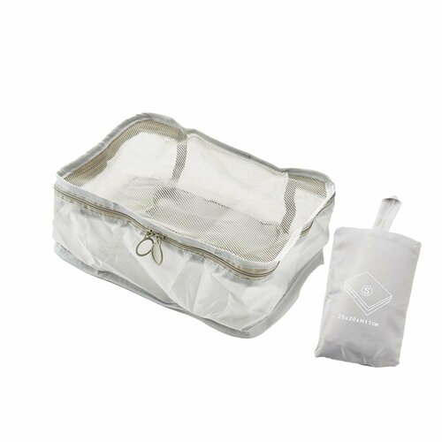  スタンダードプロダクツ トラベル収納ケース 折りたたみ グレー イメージ1