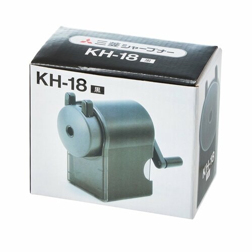 手動鉛筆削りおすすめ 三菱鉛筆 鉛筆削り KH-18 手動式 イメージ2