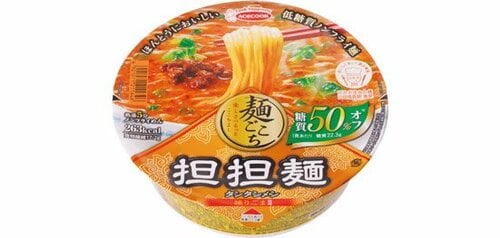 エースコック:麺ごこち 糖質 50%オフ 担担麺:カップ麺