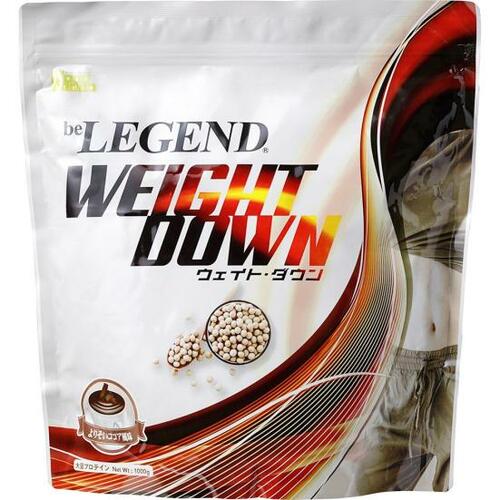ダイエットプロテインおすすめ2位 be LEGEND「ビーレジェンド プロテイン ウエイトダウン」｜プロも納得の高タンパク イメージ