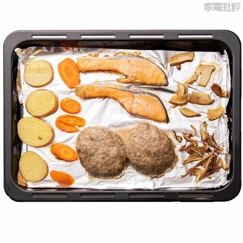 【焼く(ハンバーグ)】火の通りは今一歩 オーブンレンジおすすめ イメージ