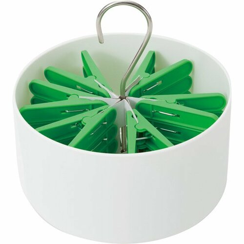 IKEA:TORKIS 洗濯バサミ用バスケット 洗濯バサミ30個付き