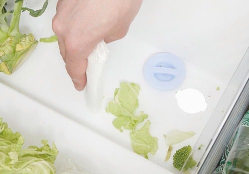 注目機能：野菜のゴミ捨て用の穴アリ イメージ