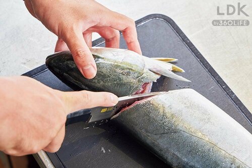 魚の骨・頭を断つ 出刃包丁おすすめ イメージ