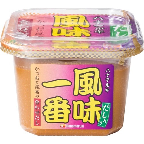 市販味噌おすすめ ハナマルキ だし入り 風味一番 イメージ