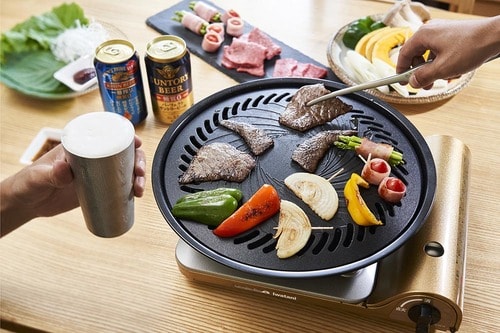 直火が決め手! イワタニ「焼肉プレート(L)CB-A-YPL」 イメージ2