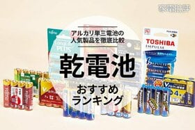 乾電池のおすすめランキング12選。アルカリ単三電池の人気製品を比較