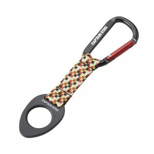 カラビナおすすめ キャプテンスタッグ カラビナ付 ペットボトル ホルダー イメージ1