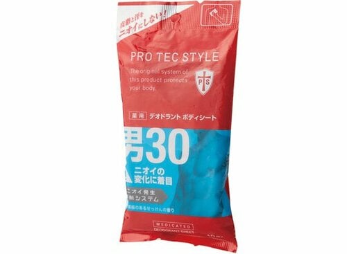 制汗シート:消臭:汗:ライオン:PRO TEC STYLE:デオドラント ボディシート