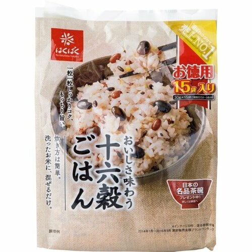 はくばく:おいしさ味わう十六穀ごはん:ごはん