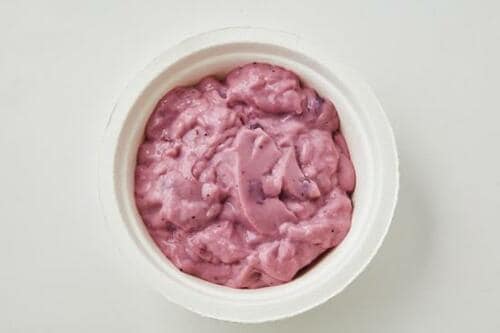 意外とないベリー味は爽やかで買いフルーチェ濃厚ブルーベリーブドウ イメージ3