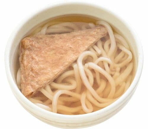 【2位:ローソン】シンプルで上品安心する味わいの「きつねうどん」