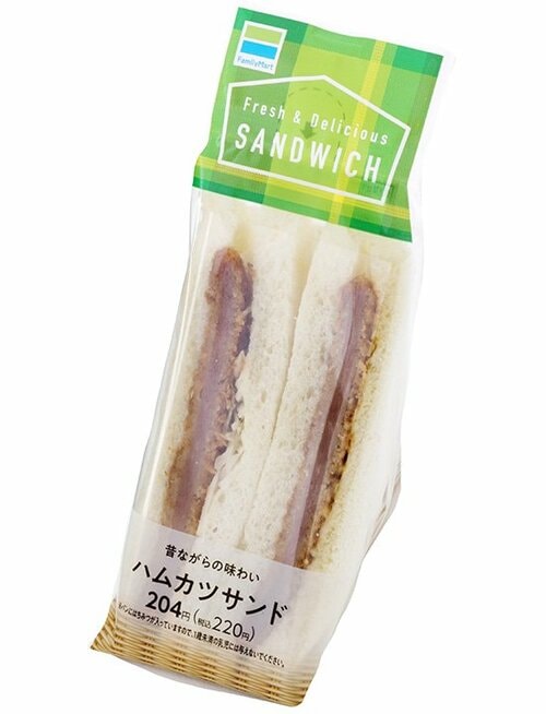 ファミリーマート:ハムカツサンド:コンビニ商品