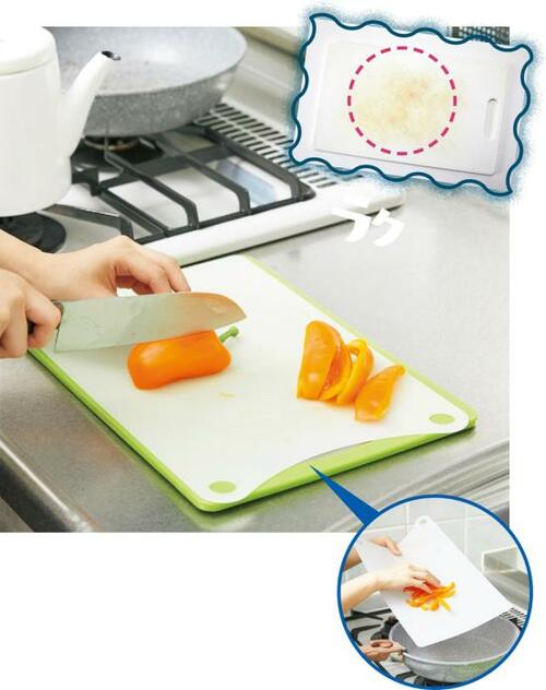 片手で曲げられる！ニトリのシートまな板 イメージ2