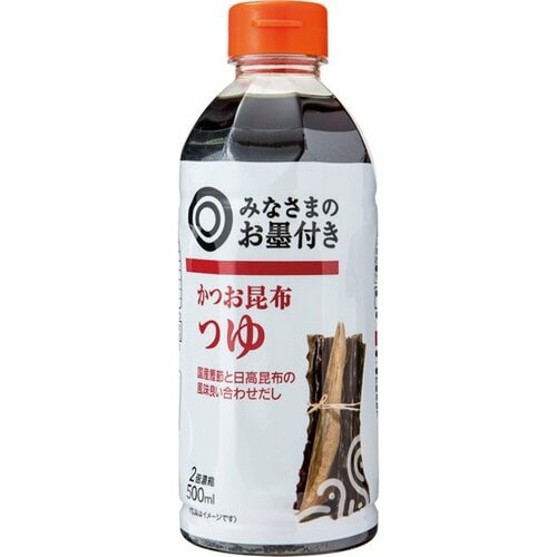 西友:みなさまのお墨付き:かつお昆布つゆ