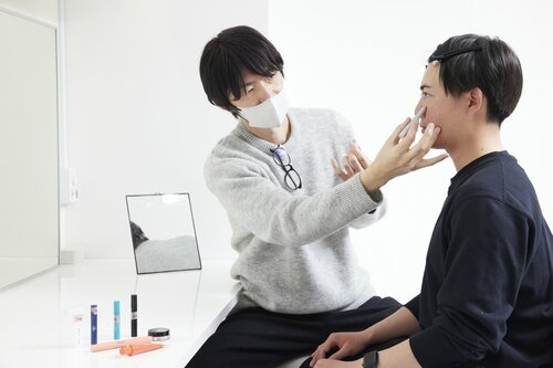 テスト1:仕上がり メンズコンシーラーおすすめ イメージ