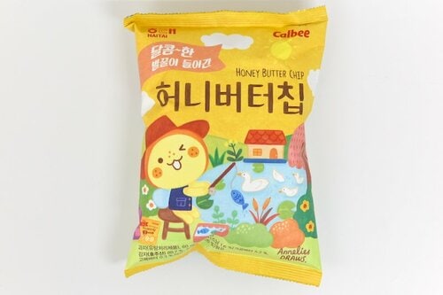ヘテ ハニーバターチップス 韓国お菓子おすすめ イメージ