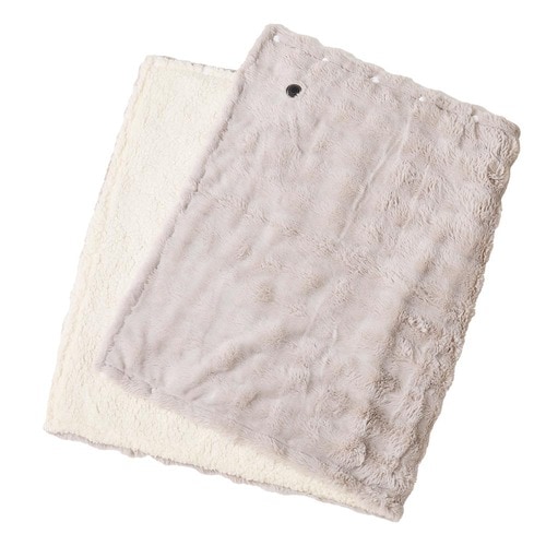 電気ひざ掛けおすすめ ニトリ 洗えるUSB給電式4WAYブランケット(NウォームポコファLMO) イメージ