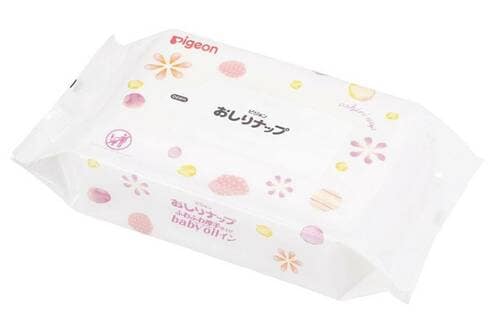 ピジョン「おしりナップ ふわふわ厚手仕上げ ベビーオイルイン」 イメージ